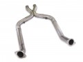 Stainless Works 2011 Mustang 5.0 3" X-Pipe With 3" Offroad Leads (Removes Cats)