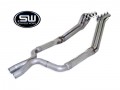 Stainless Works 2005-2010 Mustang GT 1 5/8" Headers With Off-Road X-pipe